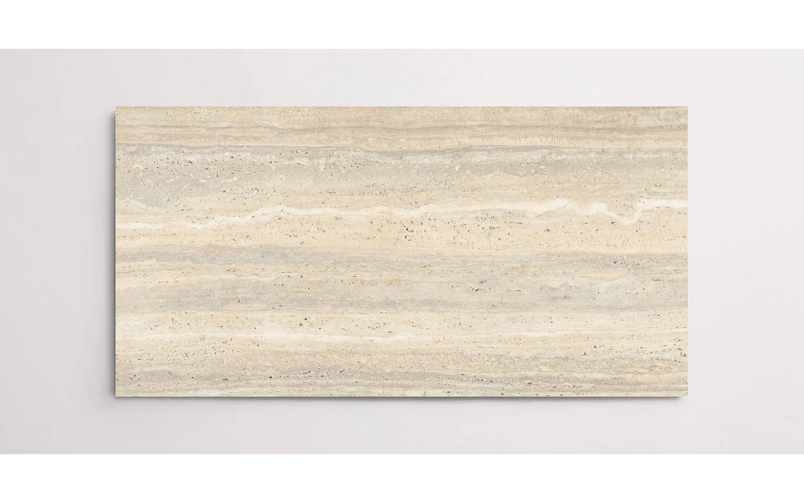 Travertino 24" x 48" Matte Tile, Crema