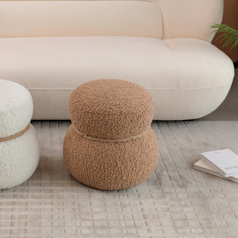 Tabouret, siège d'une largeur de siège de 14,56 po, Brun
