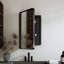 Recessed Metal Framed Medicine Cabinet with Mirror and Adjustable Shelves