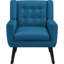 Upholstered Armchair with Solid Wood Legs-1739323628