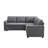 Queenie Sackcloth 6-Pieces Living Room Sofa Bed