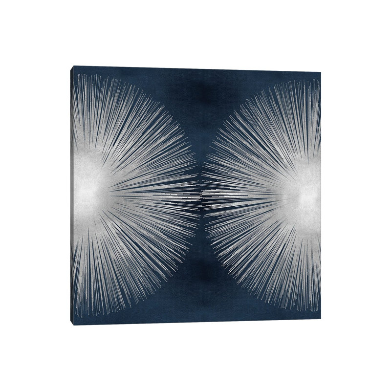 Abby Young - Wrapped Canvas Print, Dark Blue, 30.48 cm H x 30.48 cm W