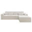 Canapé modulaire rembourré en velours côtelé 2 pièces 104,3 x 68,9 po sans assemblage requis pour le salon-129423808-129423810-129423812