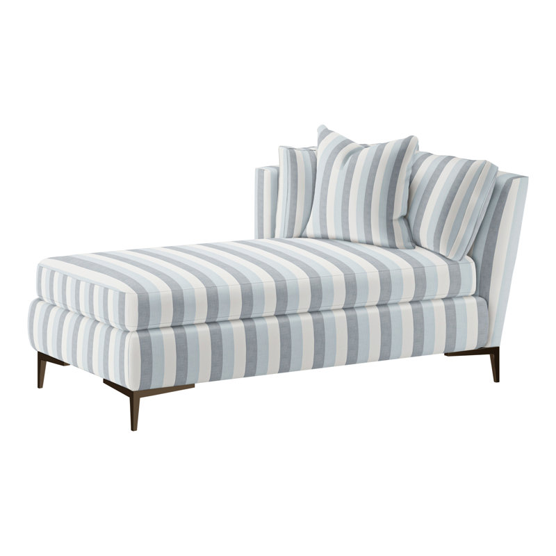Aiden Chaise Lounge, Antique Bronze, Left Hand Facing, Bond Linen (Performance fabric) 1086-92