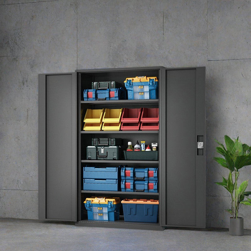 Multi-purpose Garage Lockers, Dark Gray