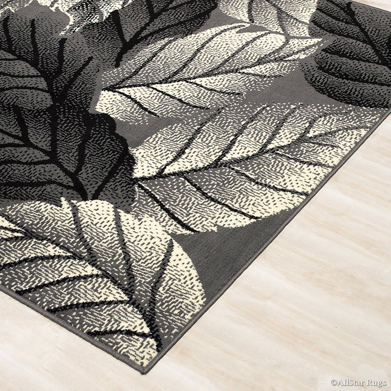Floral Indoor Rug, Rectangle 5'2" x 7'1"