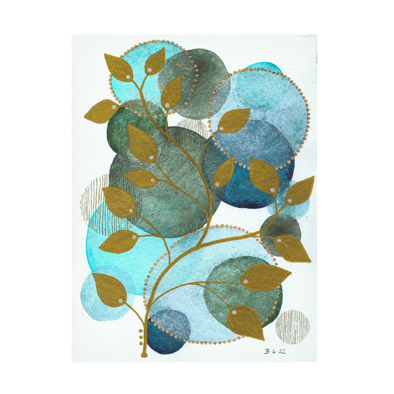 «Jocelyn Benford River Bubbles», art sur toile, H 47 po x l 35 po
