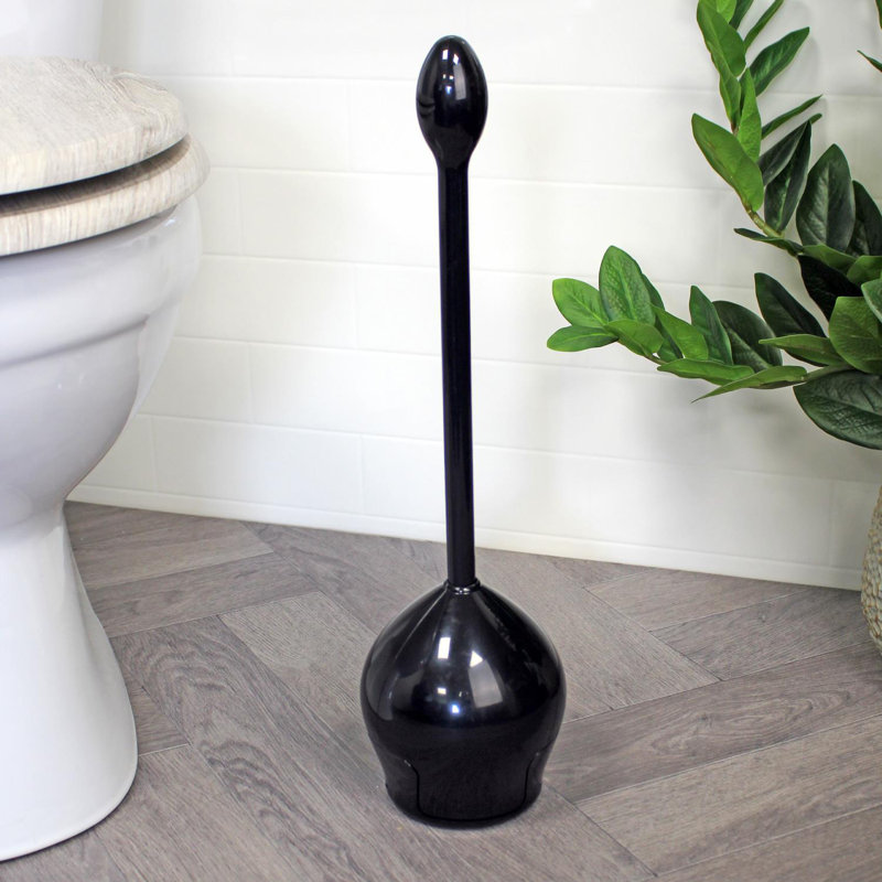 Ceianna Abs Toilet Brush White, Black