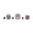 Latitude Run® 11/13/17" Lilou Art Glass Bottles With Stopper, 3 Pieces