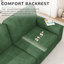 Modern Loveseat Sofa for Living Room, 220cm Chenille Sofa, Spring Cushions, Solid Wood Frame, Easy Assembly for Small Spaces-755996666