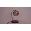 Lampe de table bohémienne en verre mosaïque, éclairage à intensité variable, éclairage décoratif floral coloré avec plateau à bougie en bois