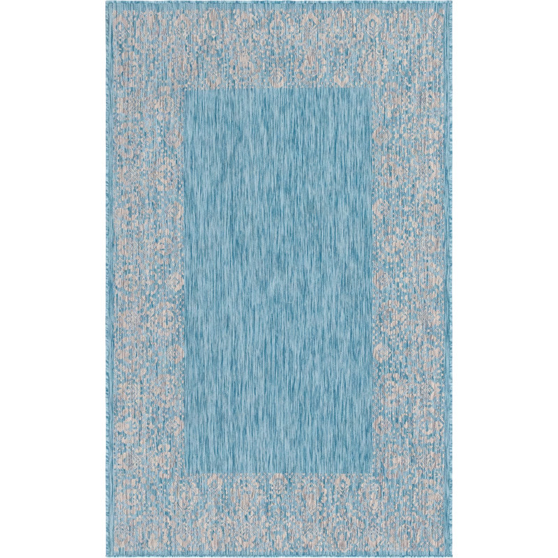 Tapis oriental clair Kason, Rectangle 5 pi 1 po x 8 pi