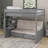 Full Size Convertible Bunk Bed With Drawers-165814366