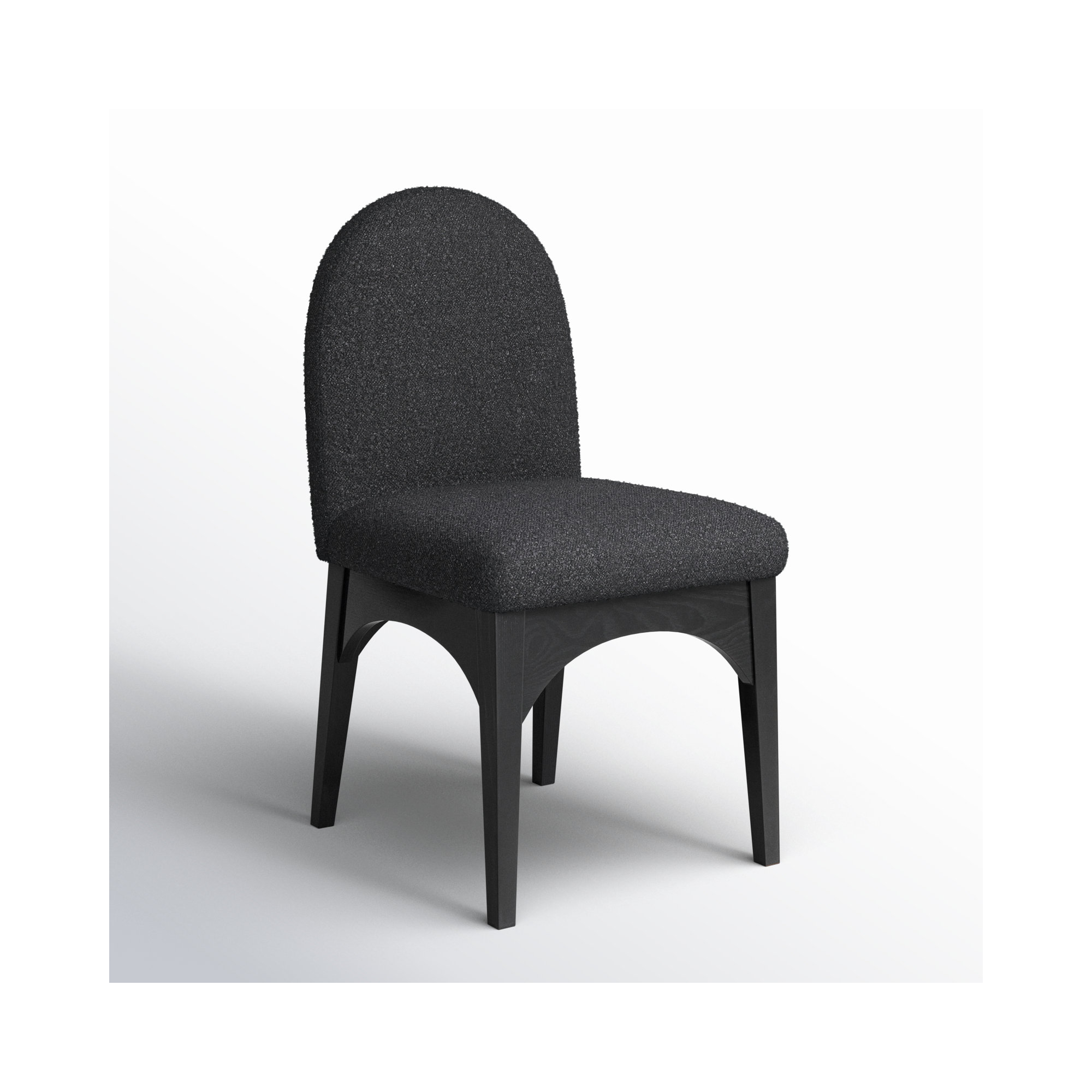 Charith Dining Chair, Black, Black