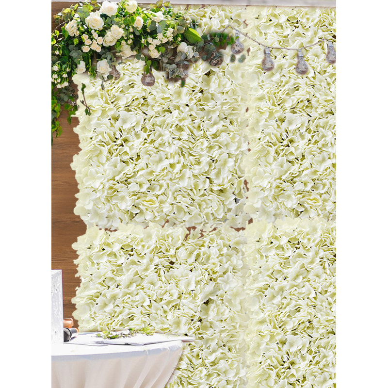 Silk Hydrangea Wall Panel Arrangement