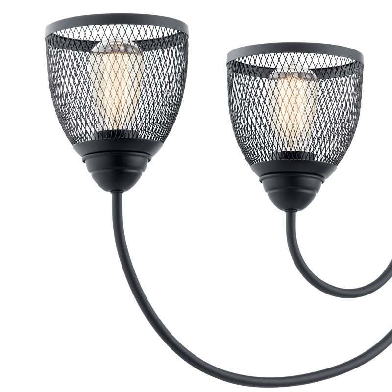 Lustre linéaire 4Lt, Noir