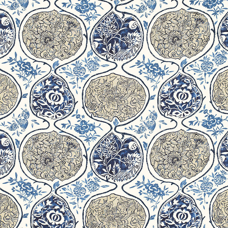 Katsugi Fabric, Blue