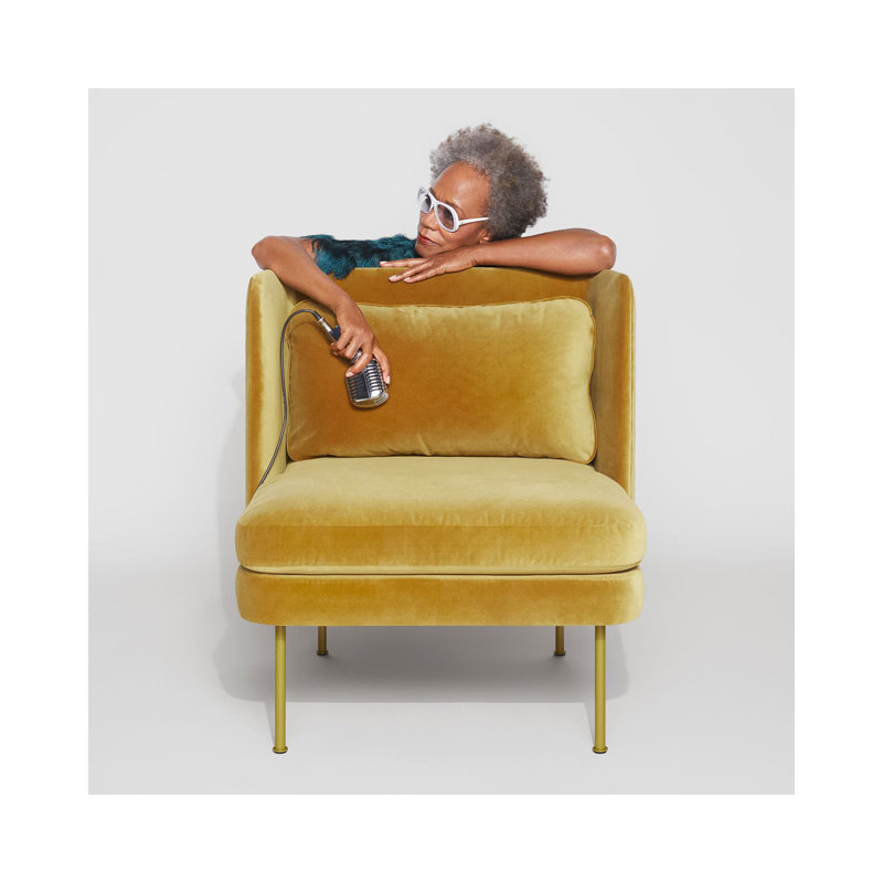 Bloke Club Chair, Gabro Gray Wool, Oblivion