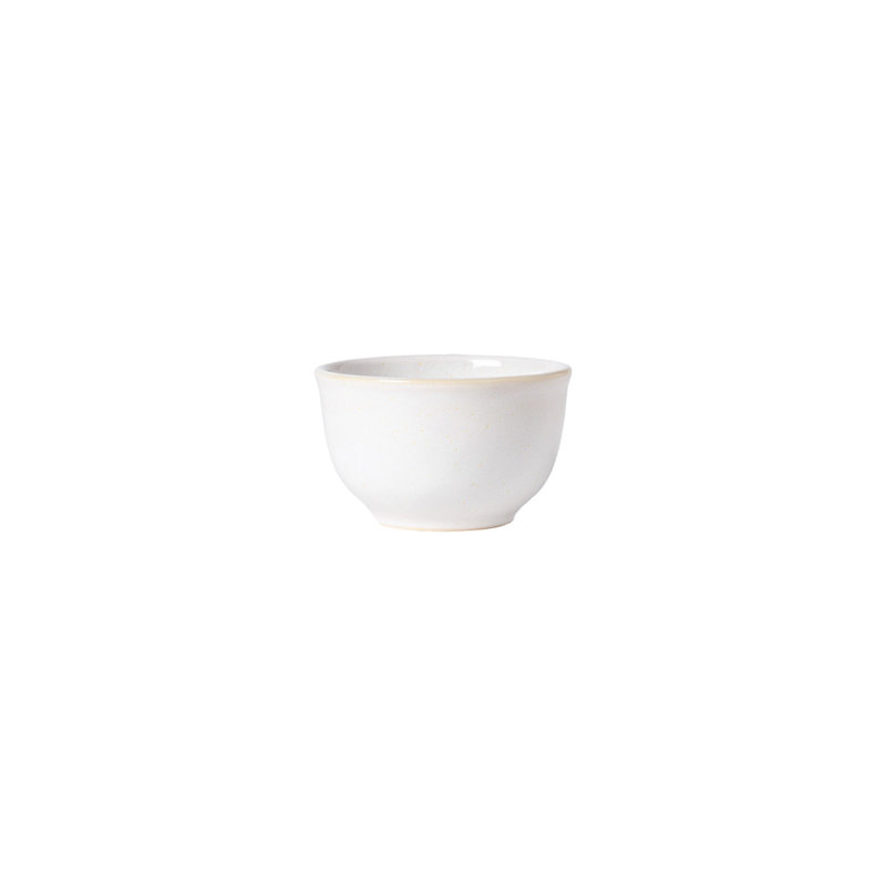 Roda 6.5oz. Handmade Stoneware Cereal Bowl, Branca