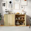Armoire décorative 2PCS avec tablettes réglables-1903928238