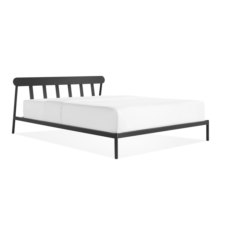 Goodie Metal Open-Frame Bed, Oblivion, Queen