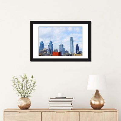 Bâtiments dans une ville, Comcast Center, Center City, Philadelphie, Philadelphia County, Pennsylvanie. «USA» par Panoramic Images - reproduction sur toile tendue