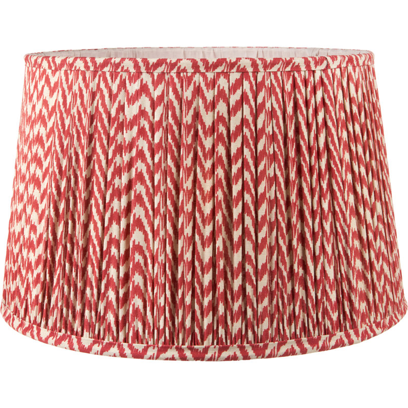 Mio Cotton Empire Lamp Shade ( Uno ), Red, 24.5cm H x 40cm W x 40cm D