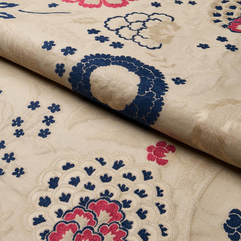 Tissu floral Alessia, Parchemin