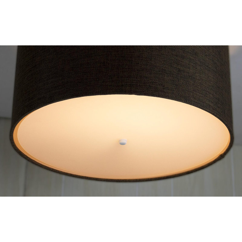 Diffuseur rond 17,5 po translucide blanc givré