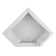 Fuzion 65.75" x 65.75" Corner Soaking Acrylic Bathtub with Chromatherapy