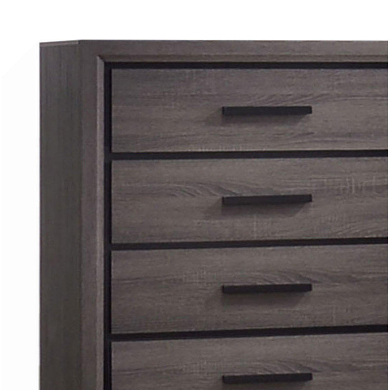 Commode Genero avec 5 tiroirs et poignée à tirer