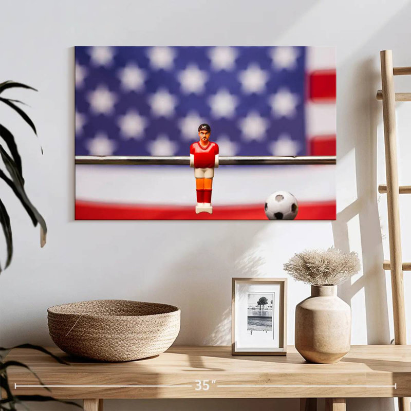 Foosball Game, 8" H x 12" W