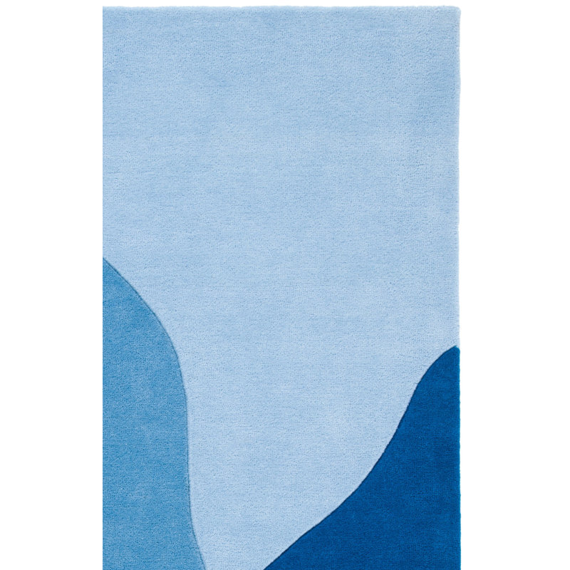 Tapis en laine touffeté à la main Heidenreich, Rectangle 2 pi x 3 pi