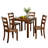 4 - Person Modern Solid Wood Square Dining Table Set-958426648
