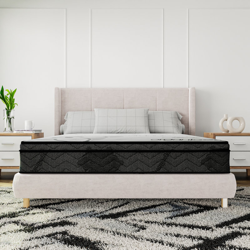 Orthopedic Mattress 11 Inch Firm Single Sided Euro Top Mattress, Twin
