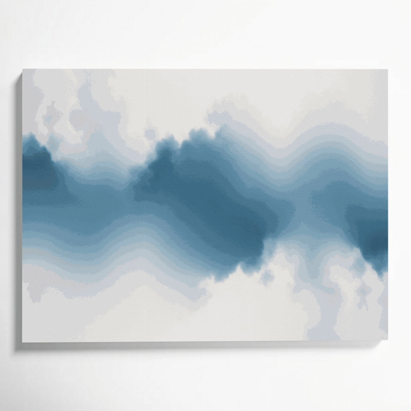 Minimalisme 92, art mural sur toile grise, H 11 po x l 14 po
