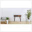 Console ouverte Chestnut London, 1 tiroir, 1 rangement ouvert, pieds nordiques, brun