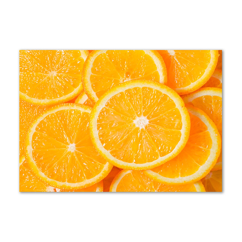 Orange Slices - Wrapped Canvas Print
