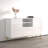 Atwater 59.1" Sideboard with High Gloss Finish-449969857