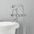 Floor Waterfall Faucet with Diverter