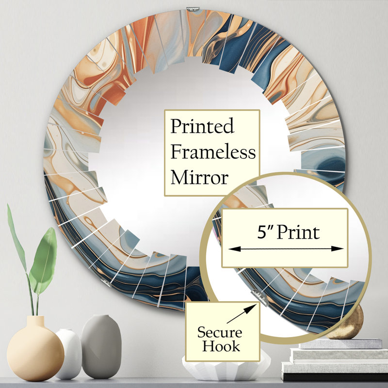 Miroir mural Webley, 24 po x 24 po