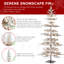 Johvan Slender Green Most Realistic Fir Christmas Tree with LED Lights-2002370371