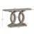 55.12"L*13.78"W*31.89"H,Farmhouse Geometric Base Console Table - 55" Rustic Sofa Table for Hallway & Living Room