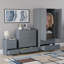 Maybery 3 Piece Bedroom Set (3 Drawer Bedside Chest, 5 Drawer Chest, 2 Door 2 Drawer Wardrobe), (4)-398419760