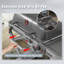 Barbecue portatif au gaz propane pliable avec brosse de nettoyage Feasto-125813911