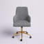 Chaise de travail en velours Anderson-859136957