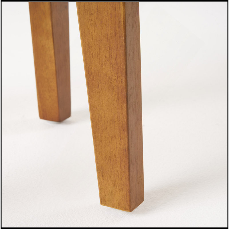 Table d'appoint d'extérieur en bois, Teck