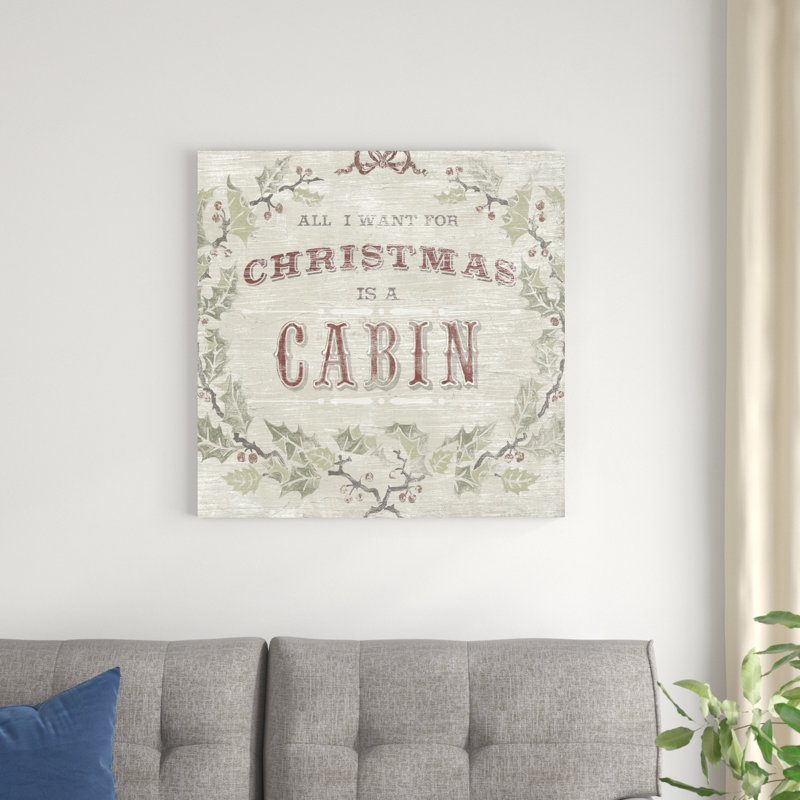 Cabane de Noël IV, H 30 po x l 30 po x P 1,25 po