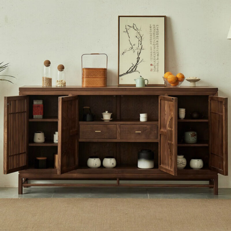 Buffet rétro et simple, 35.43" H x 77.95" W x 14.96" D