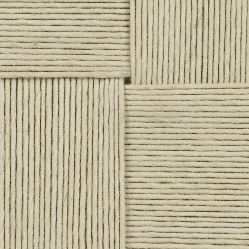 Déco murale en laine blanc cassé Telaio
